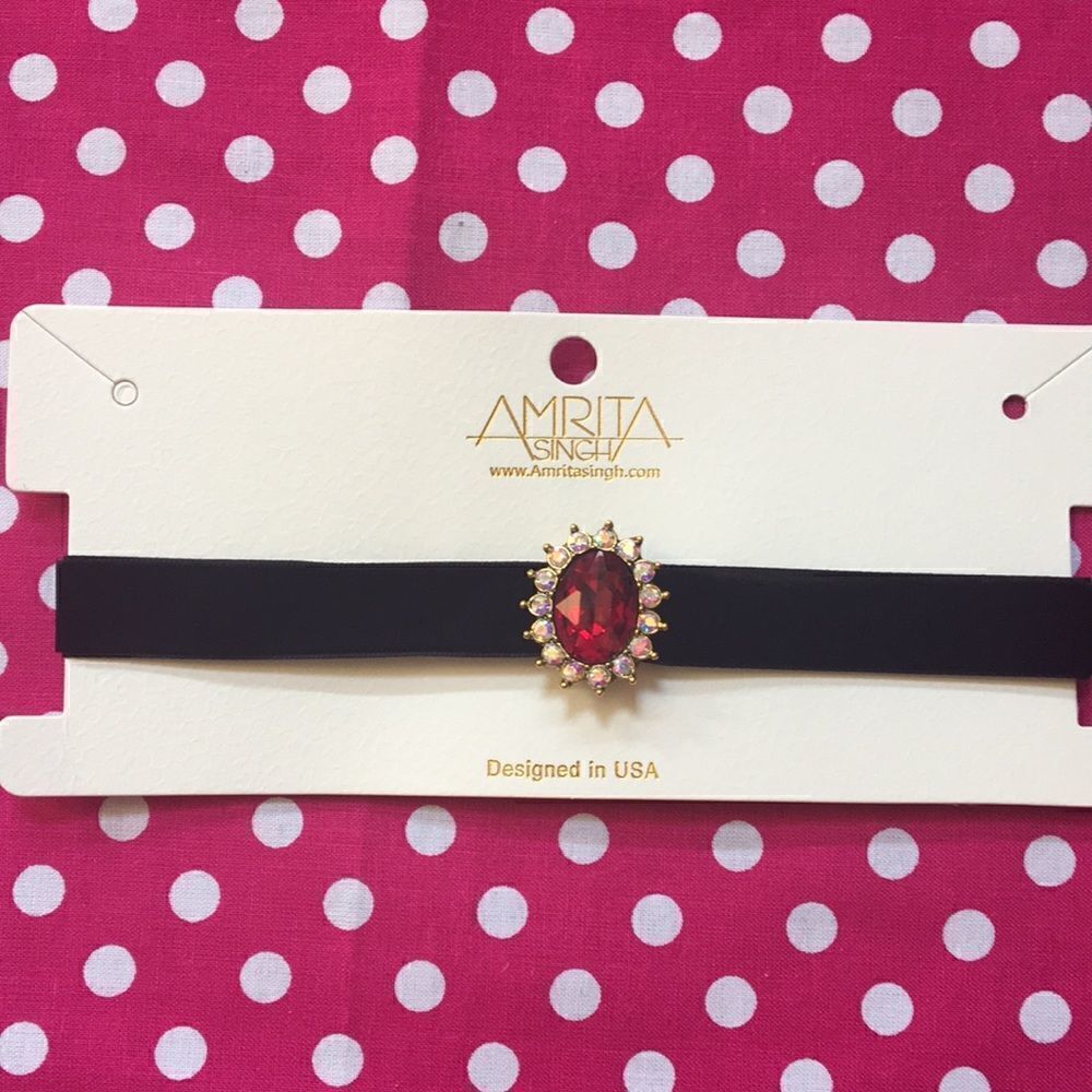 Amrita Singh Velvet Choker